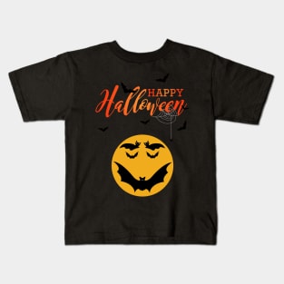 Happy Halloween Emoji - Happy Halloween Day Kids T-Shirt